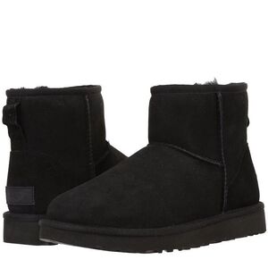 UGG Classic Black Suede Boots
